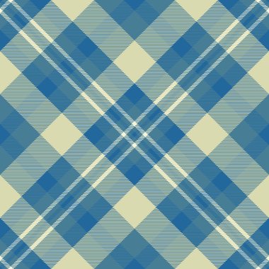 Geometrik ekose desenli tekstil, erkek gömleği kumaş arka plan dikişsiz. Cyan ve açık renk paletinde mat vektör tartan dokusu denetimi.