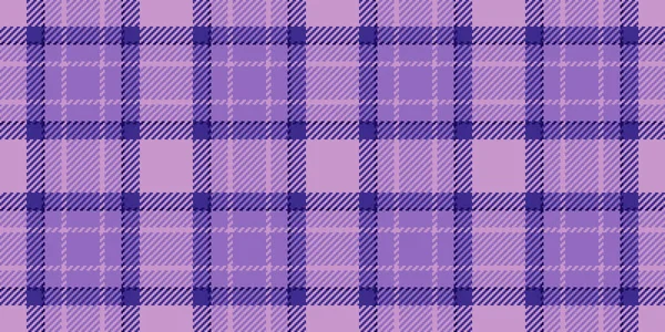 Kumaş vektörü pürüzsüz, mendil tartan arka plan ekoseli. Menekşe ve pastel renk paletinde tekstil deseni denetimi.