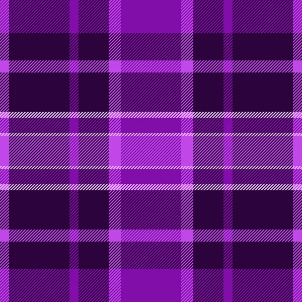 Doku ekoseli kumaş kontrolü, tazılar, tekstil kumaşı. Mor ve koyu renk paletinde 60 'ların tartan deseni pürüzsüz.