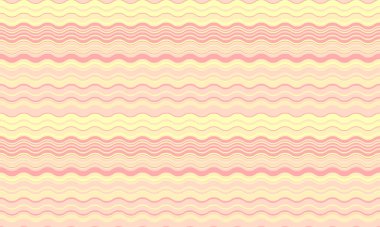 Pastel pembe ve sarı dalgalı çizgiler yumuşak, nazik ve rahatlatıcı bir arka plan oluşturur. Web siteleri, ambalajlar, tekstil ürünleri ve kadınsı tasarımlar için mükemmel. Huzur ve tatlılığı çağrıştırıyor..