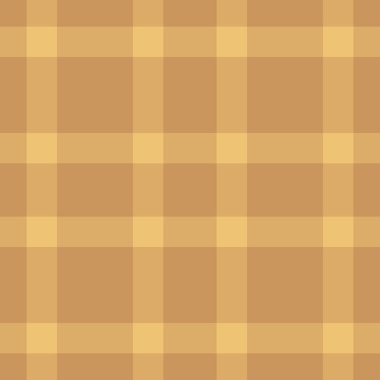 Afrika desensiz doku, grunge kumaş ekose kumaş. Kehribar ve turuncu renk paletinde arkaplan vektör tartan kontrolünü karıştır.