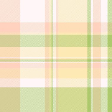 Beyaz arka plan kontrol dokusu, tekstil dikişsiz ekose. Uk desenli kumaş kumaşı açık ve kar rengi paletinde.