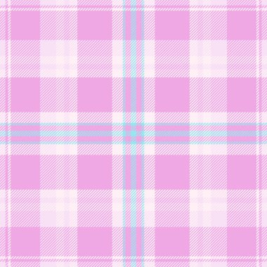 Dergi arka planı pürüzsüz vektör, özel tartan desenli ekose. Kaz kumaşı tekstil kontrol deseni ışık ve lavanta kırmızısı renk paleti.