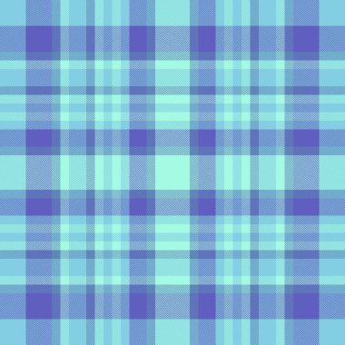 Ekose desenli vektörü özelleştir, tartan arkaplanı pürüzsüz olsun. Hücre tekstil kontrol dokusu dokusu cyan ve gök mavisi renk paleti.