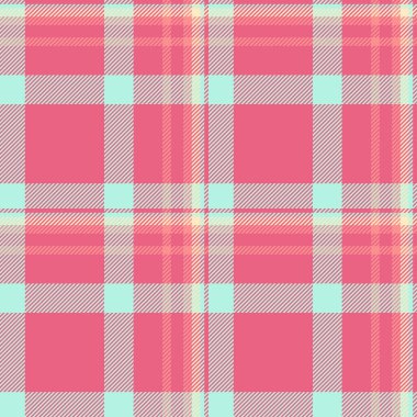 Yorgan örtüsü, örtülü arka plan kontrolü, kumaş kumaşı. Kırmızı ve açık renk paleti ile birey kusursuz ekose kumaş..