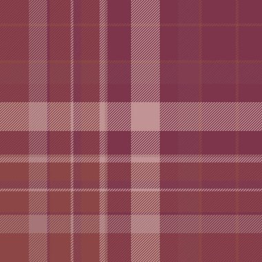 Yatay doku dokusu dokusu, sakin ve pürüzsüz bir arka plan. Her gün ekoseli kumaş vektörü kırmızı ve pembe kahverengi renk paleti.
