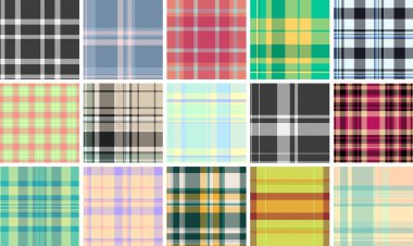 Amerikan bufalo kontrol örneklerinden esinlenilmiş kusursuz ekoseli kumaş. Gömlekler, ceketler, battaniyeler, eşarplar ve dijital arkaplanlar için vektör tasarımları ideal.