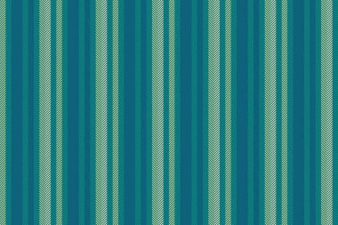 Prabik çizgiler arka plan vektörü, Brezilya tekstil deseni pürüzsüz. Cyan ve gök mavisi renk paletinde dikey Vustom kumaş desen çizgisi.