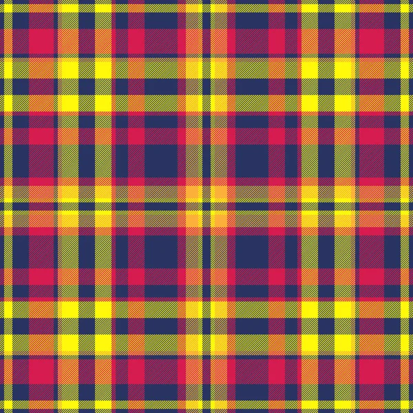 Eski moda kumaş, dikişsiz tekstil, pijama arkaplan kontrolü. Doku vektör desenini mavi ve kırmızı renk paletine sığdır.