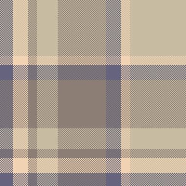Dekorasyon vektör dokusu kumaşı, panjabi tartan ekose arka plan. Pastel ve açık renk paletinde Meksika tekstil kusursuz denetim deseni.