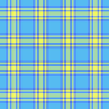 Yarı ekose kumaşlı, ferahlatıcı, pürüzsüz çek kalıbı. Mavi ve pastel renk paletinde kumaş vektör arkaplan dokusu reklamı.