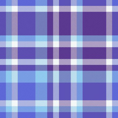 Oktoberfest şablon tartan, kalın ekoseli arka plan dikişsiz. Mor ve mavi renk paletinde vintage vektör dokusu.
