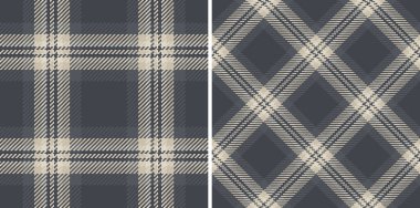 Ekose arkaplan tartan dokusuyla tekstil kumaş deseninin kusursuz vektörünü kontrol et. Pastel renklerde. Zengin ve asil moda tercihleri.