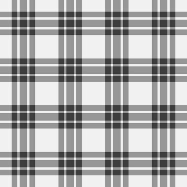 Madras desenli kumaş, hipster araştırması. Eski gri ve beyaz renk paleti ile canlandırılmış tekstil vektör ekose tartan.