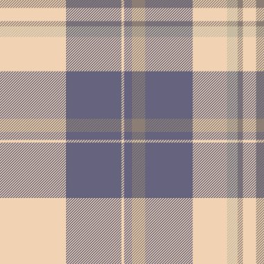 Amerikan arkaplan ekoseli, kartpostalsız tartan çek tekstili. Pastel ve açık renk paletinde internet vektör dokusu deseni.