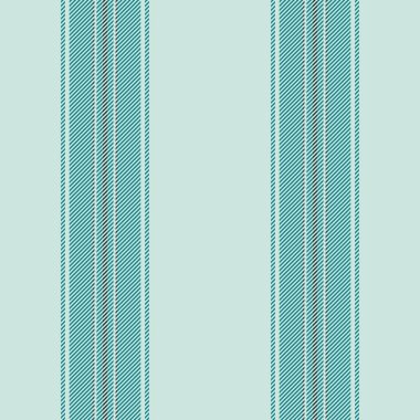 Cinsel vektör dikey çizgisi, yeni doğmuş arka plan tekstil dokusu. Güzel kumaşsız desen çizgileri ışık ve cyan renk paletinde.