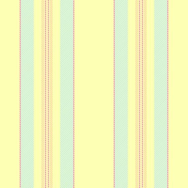 Fhop dikey çizgili arka plan, kadife çizgili vektör dokusu. Beryodik desenli tekstil kumaşı ışık ve turuncu renk paletinde pürüzsüz..