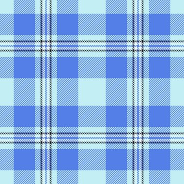Katlanmış kumaş desenli tartan, görkemli arka plan kumaş desenli. Mavi ve açık renk paletindeki ekose vektörünü ince ayıkla.