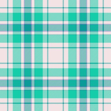 Sonbahar ekose kumaş dokusu, tartan desensiz desen. Teenager vektör arka plan tekstil denetimi gök mavisi ve beyaz renk paleti.