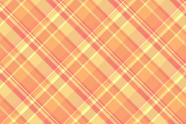 Şebeke tartan desenli tekstil, sonbahar kumaş taşıyıcısı. Kadın dokusu taraması turuncu ve kehribar renk paletinde kusursuz arkaplan.