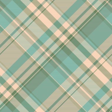 Cazibe dokusu kontrolü tekstil, yaratıcı arka plan kumaşı pürüzsüz. Pastel ve açık renk paletinde halk vektörü ekose desenli tartan.