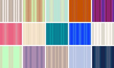 Bahar markası için ekose koleksiyonu. Sürü ürünler, ambalajlar ve sosyal medya arasında örüntüleri birleştiriyor. Vektör tutarlılığı uyumu sağlar.