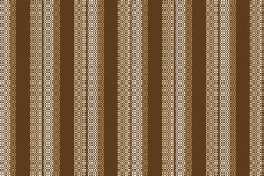 Vlassic tekstil dokusu, geometrik dikişsiz dikey kumaş. Turuncu ve eski dantel renk paletinde Vexican vektör çizgileri desen arka planı.