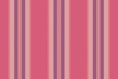 Tove çizgileri çizgili desen, ana hatları dikey arkaplan pürüzsüz. Kumaş tekstil vektör dokusunu kırmızı ve açık renk paletine ayarla.