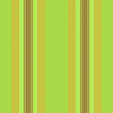 Prench kumaş çizgileri, eps10 desen doku vektörü. Yeşil ve kehribar renk paletinde dikey olmayan tekstil arkaplanı.