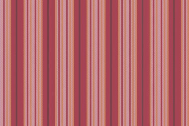 İlham çizgisi vektör kumaşı, kare dikey doku çizgileri. Kırmızı ve beyaz renk paletinde yer tekstil desensiz arkaplan.