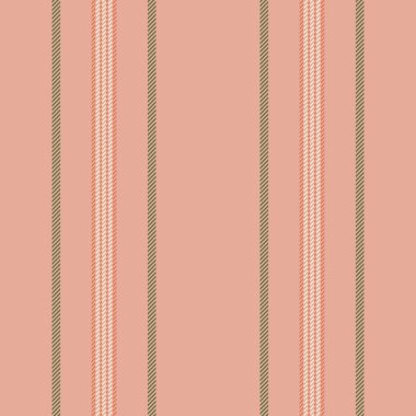 Tırnak vektör dokusu, ton arka plan dikey çizgisi. Renk çizgileri desenleri, kırmızı ve yeşil renk paletinde kusursuz tekstil..