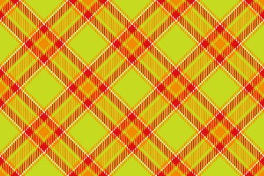 Tekstil kumaş kontrolü, av köpekleri tartan vektörü. Üstü örtülmüş desen kireç ve parlak renk paletinde dikişsiz ekoseli.