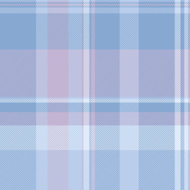 Zarif ekose desenli tekstil, vektör kumaş dokusu üretimi. Albüm kontrolü arka plan tartsız açık ve mavi renk paletinde.