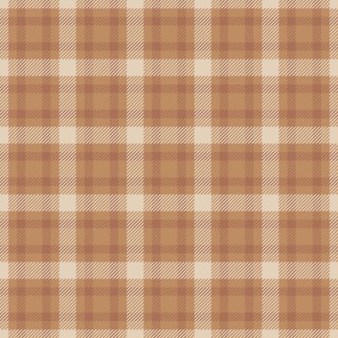 Tekstil arka plan dokusunu karıştır, artistik vektör ekoseli deseni. İç mekan, turuncu ve açık renk paleti ile renksiz kumaş kontrolü..