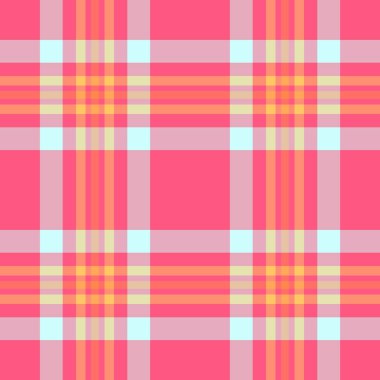 Parlak kumaş desenli, kalın vektörlü, kusursuz tekstil. Sayfa arkaplan kontrolü tartan dokusu kırmızı ve açık renk paletinde.