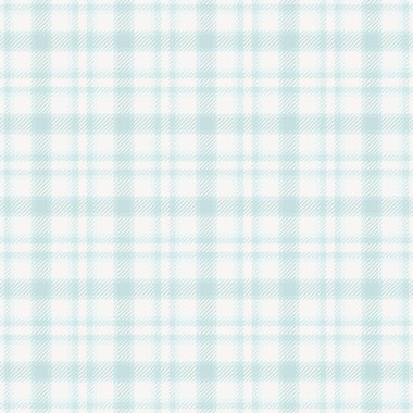 Perakende kumaş ekose kontrolü, pijama desenli kusursuz vektör. Beyaz ve açık renk paletinde birçok kumaş tartan arkaplan tekstili.