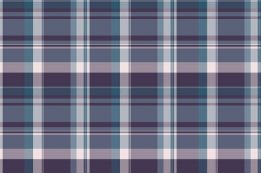 Şebeke tekstil vektör kumaşı, ev yapımı ekoseli kumaş kontrolü. Pastel ve menekşe renk paletinde bant tartan arkaplan deseni.