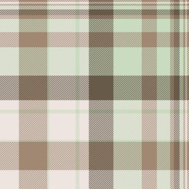 Kostümsüz ekoseli, beyaz kumaşlı tartan arka plan. Pastel ve beyaz renk paletinde tekstil denetim deseni konforu.