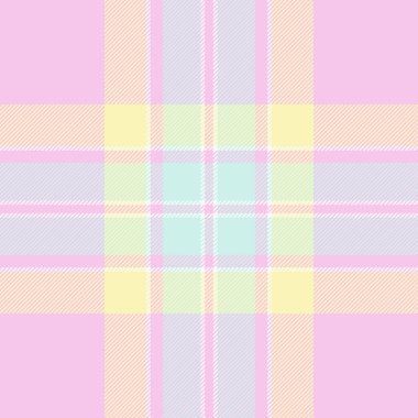 Kare kontrol desenli ekose, biçimsiz katran kumaş. Işık ve beyaz renk paletinde kavramsal tekstil arkaplan vektörü.