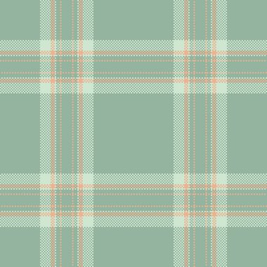 Yağ bezi arkaplan tartan dokusu, orta şablon vektörü. Sevgililer Günü pastel kumaşlı ve açık renk paletli kusursuz ekoseli kumaş.