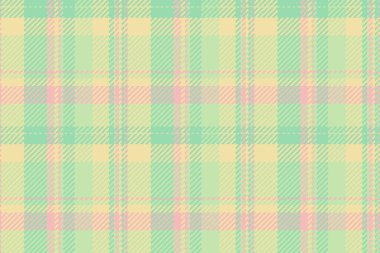 Pastel ekose desenli. Tatlı, yumuşak renkler. Kumaş dokusu. İlkbahar, Paskalya, giysi, ev dekorasyonu, hediye paketi ve arka planlar için tasarım ögesi.