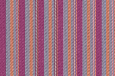 Estetik, pürüzsüz desen vektörü, çizgili kumaş şeridi. Pembe ve gök mavisi renk paletinde dikey tekstil arkaplan satırlarını seç.