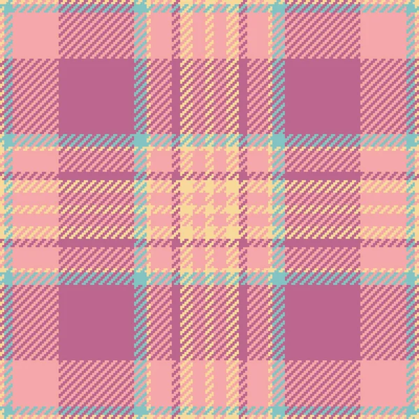 Meksika vektör deseni dokusu, boya kontrolü kumaşı. Olgun arkaplan ekoseli kırmızı ve pembe renk paleti.