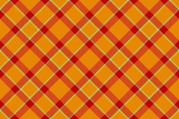 Tekstil deseni olmayan kadın. İlham verici tartan vektör ekoseli. Kehribar ve kırmızı renk paletindeki ılık kumaş arka plan dokusunu kontrol et.