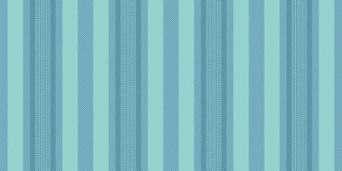 Dikey kumaş detektörleri, tekstil desenleri kusursuz. Parmony doku arkaplan vektör çizgisi cyan ve açık renk paletinde.