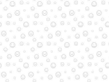 Sorunsuz ışık arka plan gülen yüz