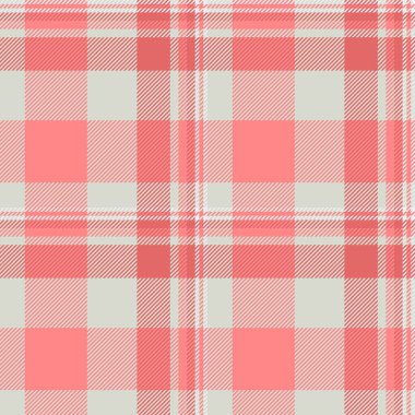 Kaz ayağı dokusu tekstil, eski kumaş vektörü pürüzsüz. Ağ arkaplan ekose deseni kırmızı ve beyaz renk paletinde.