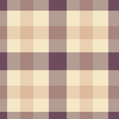 Saf arkaplan tartan deseni, yatak odası tekstil kontrolü kusursuz. Sezon vektör ekose kumaş dokusu açık ve pembe renk paletinde.