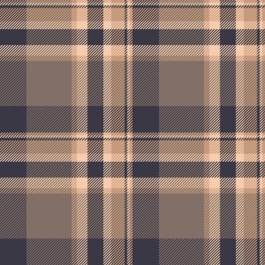 Hassas ekose kumaş, devamlılık kontrolü vektör deseni. Üretim arkaplan dokusu turuncu ve koyu renk paletinde dikişsiz kumaş.