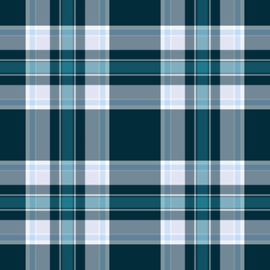 Grup vektör şablonu pürüzsüz, sıra arkaplan kumaşı. Pastel ve cyan renk paletinde eşit desen tartan denetimi.
